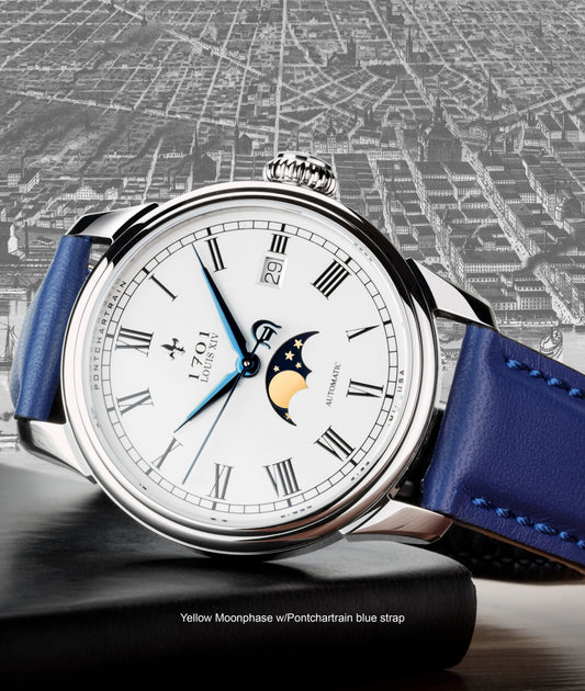39mm Pontchartrain Louis XIV Moonphase Exhibition