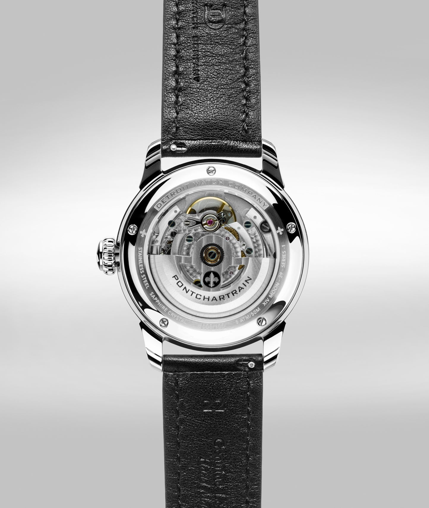 39mm Women's Pontchartrain Louis XIV Moonphase Exhibition