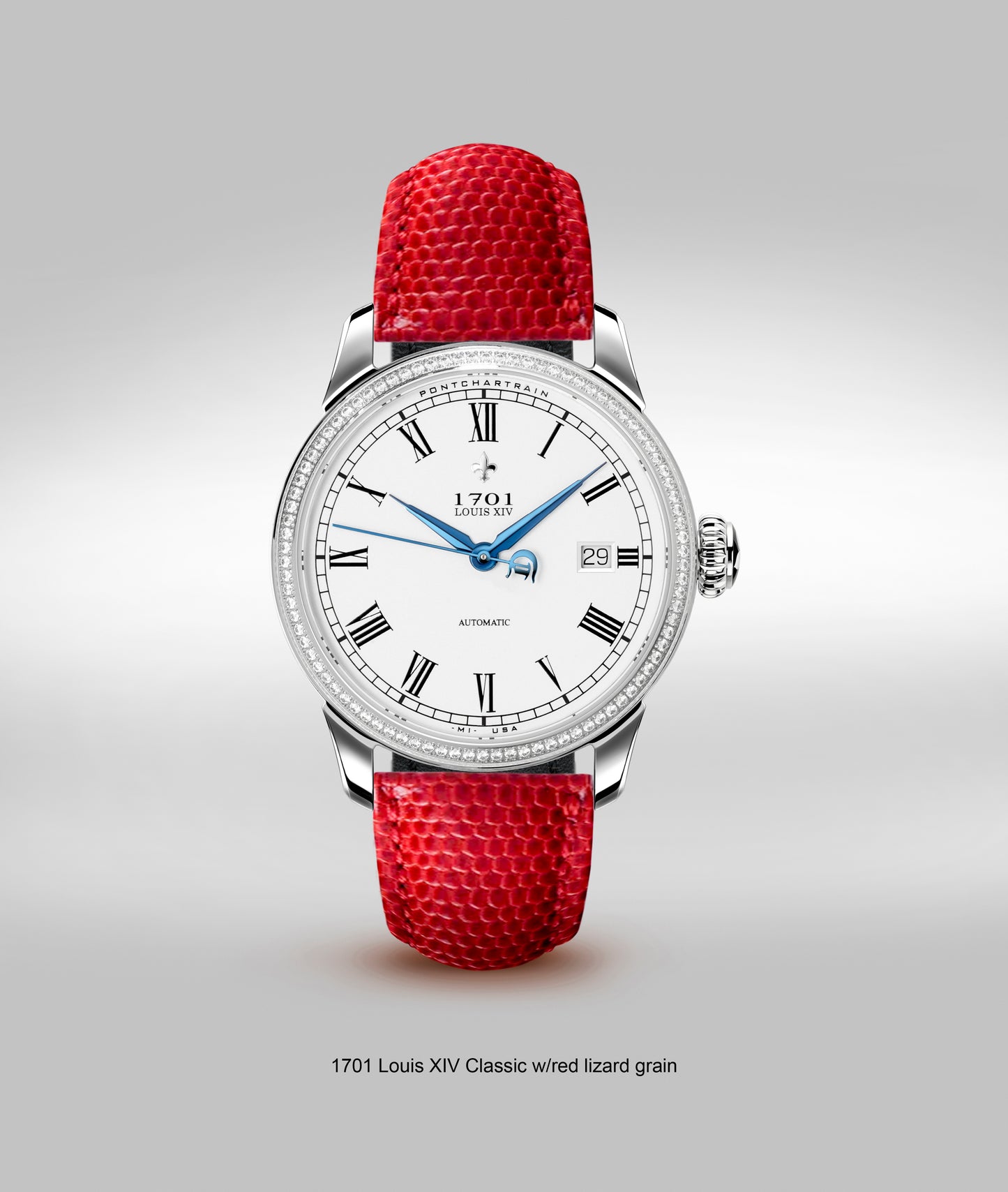 39mm Women's 1701 Pontchartrain Louis XIV classic Exhibition