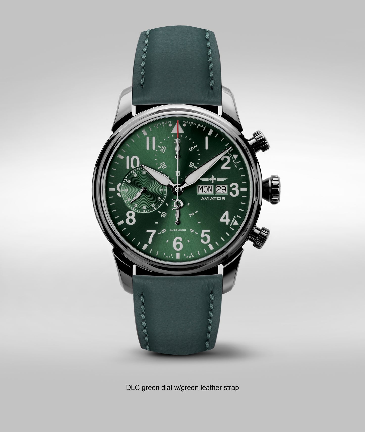 42mm Aviator Chrono DLC Exhibition