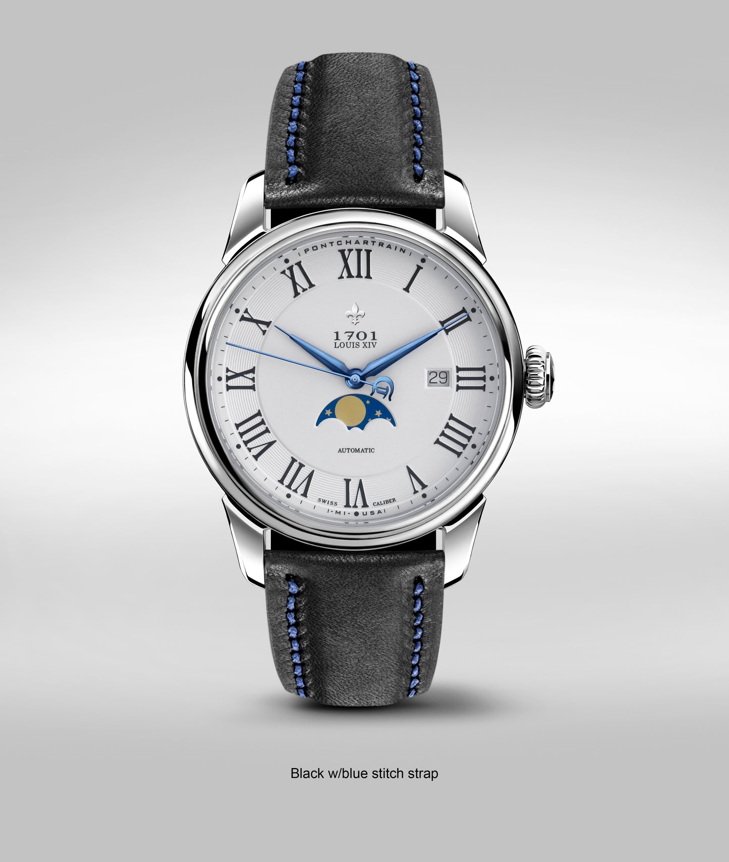 42mm Pontchartrain Louis XIV Moonphase Exhibition