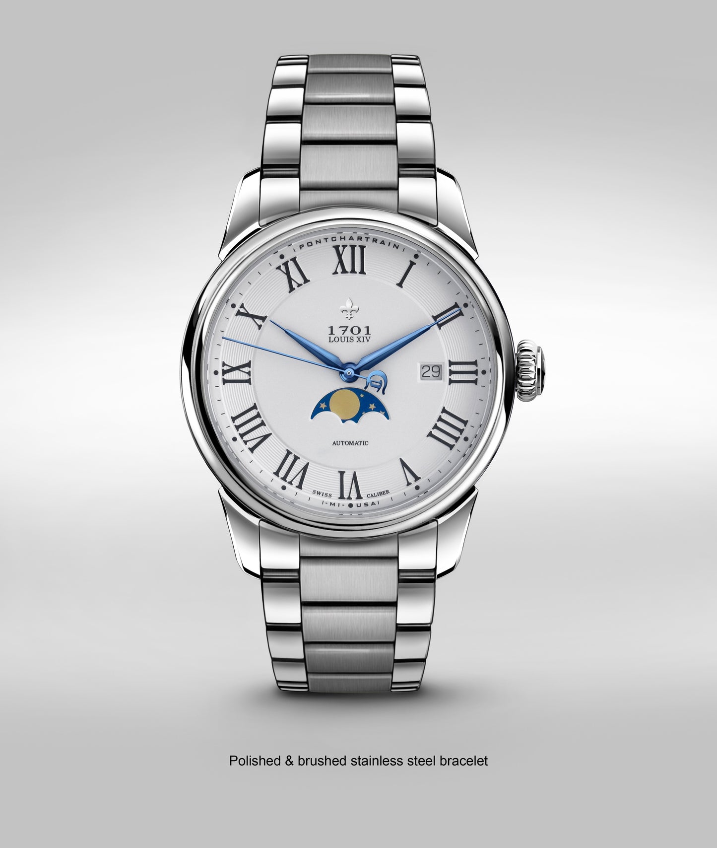 42mm Pontchartrain Louis XIV Moonphase Exhibition