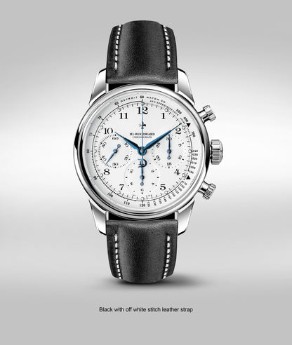 42mm M1-Woodward® Classic Arabic dial Chronograph Exhibition Blue Hands