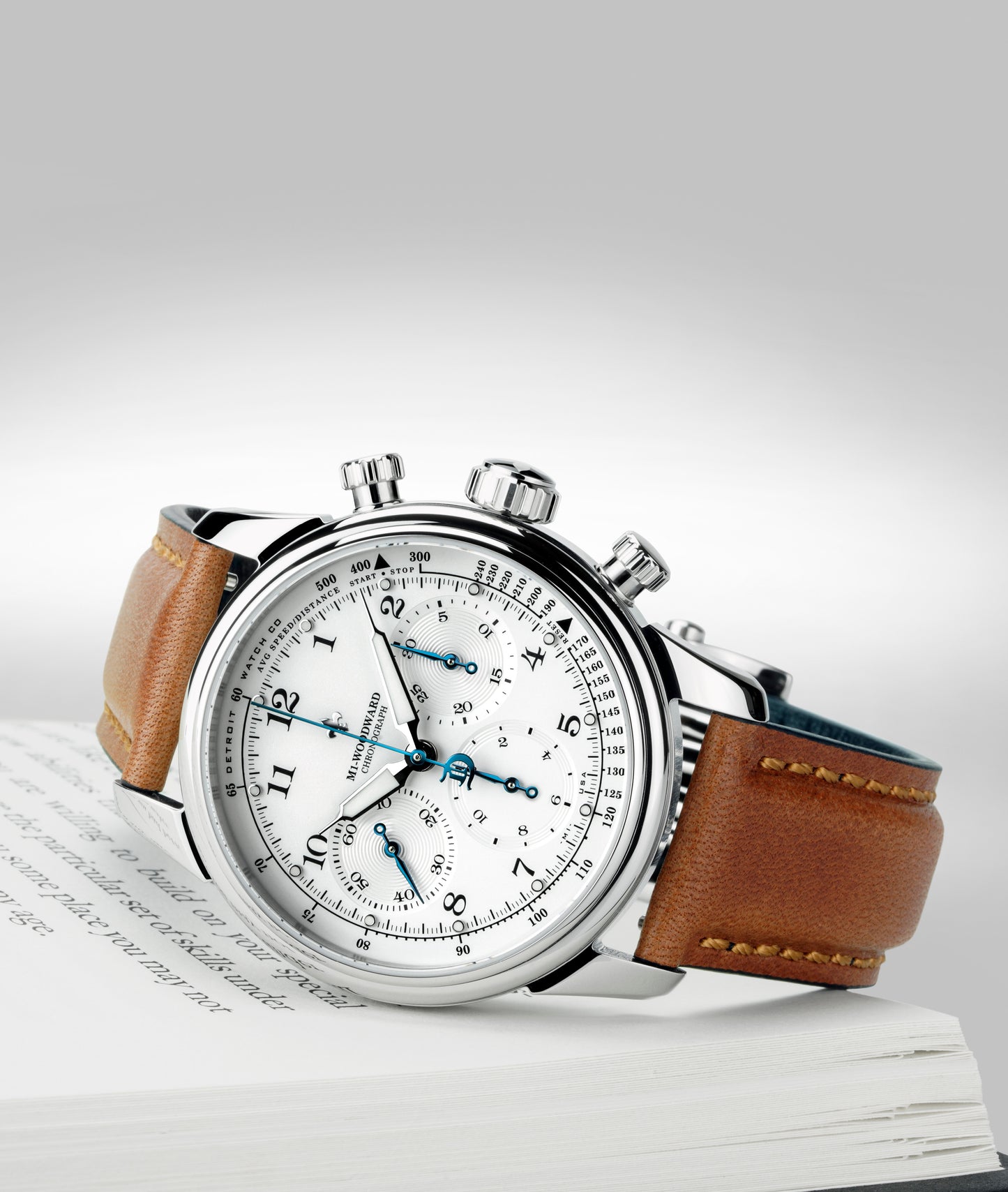 42mm M1-Woodward® Classic Arabic dial Chronograph Exhibition