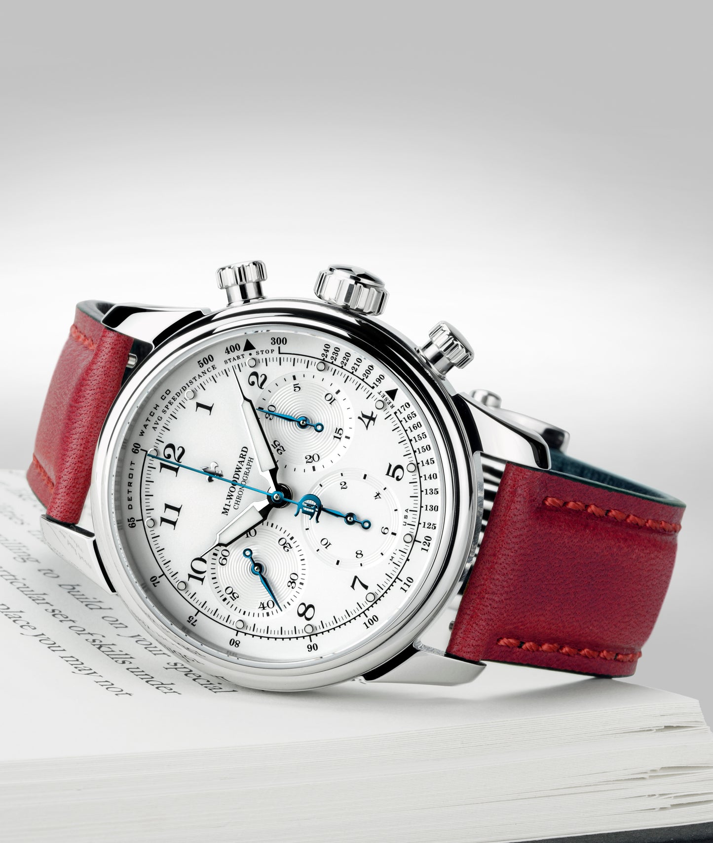 42mm M1-Woodward® Classic Arabic dial Chronograph Exhibition