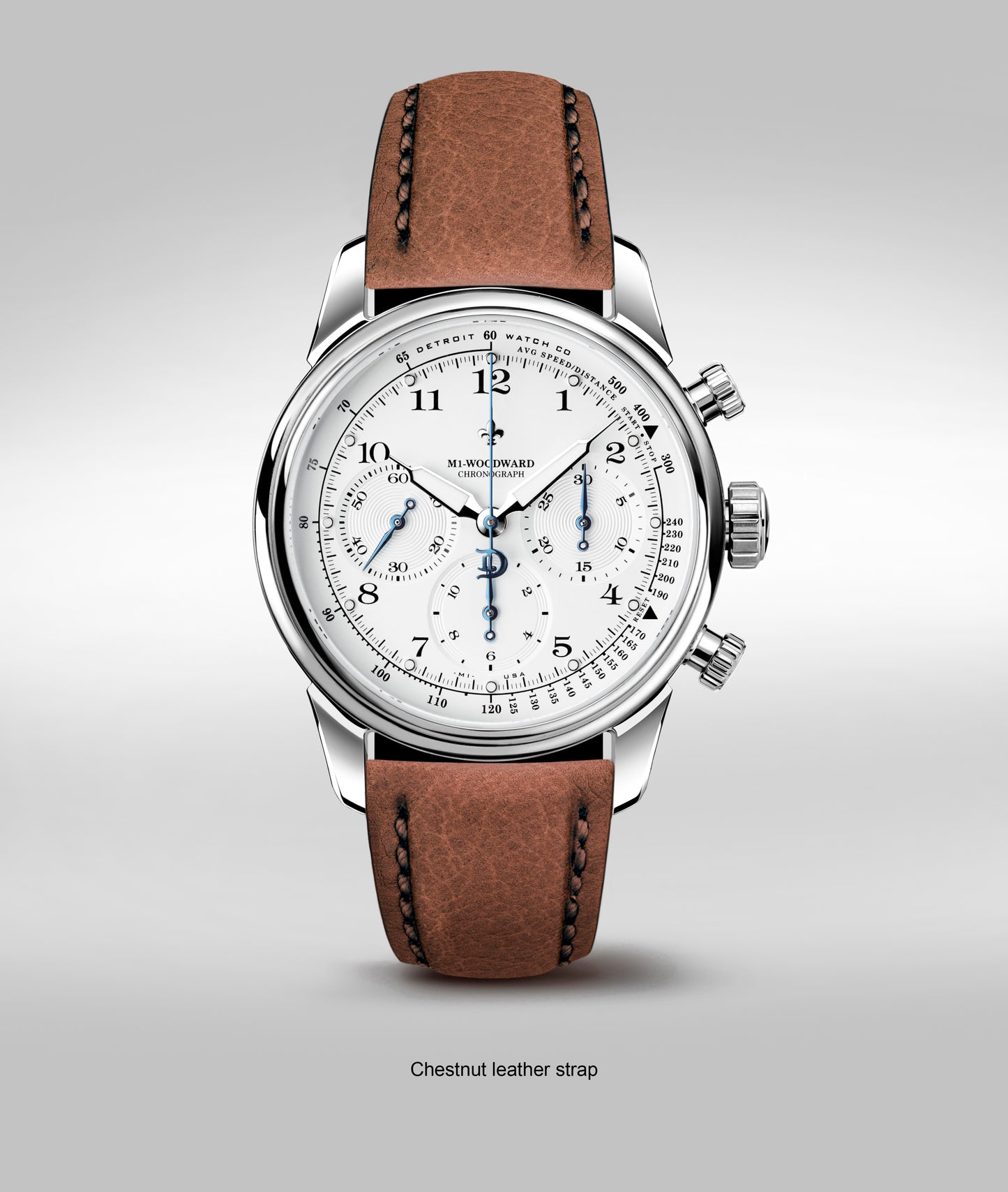 42mm M1-Woodward® Classic Arabic dial Chronograph Exhibition