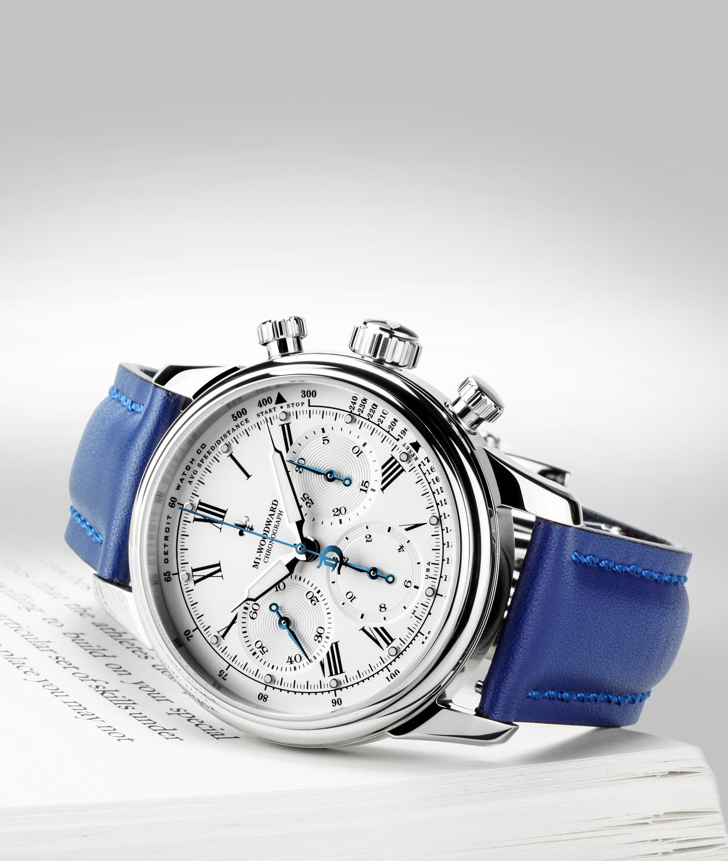 42mm M1-Woodward® Classic Roman Dial Chronograph Exhibition