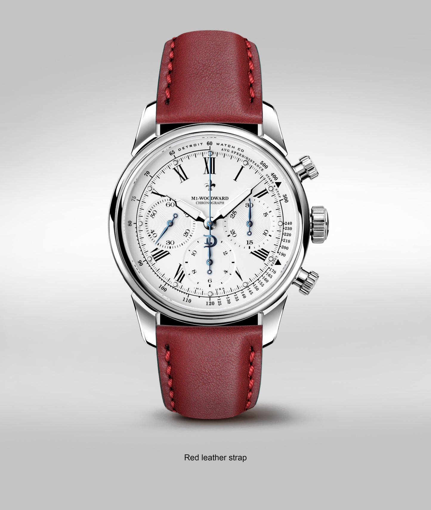 42mm M1-Woodward® Classic Roman Dial Chronograph Exhibition