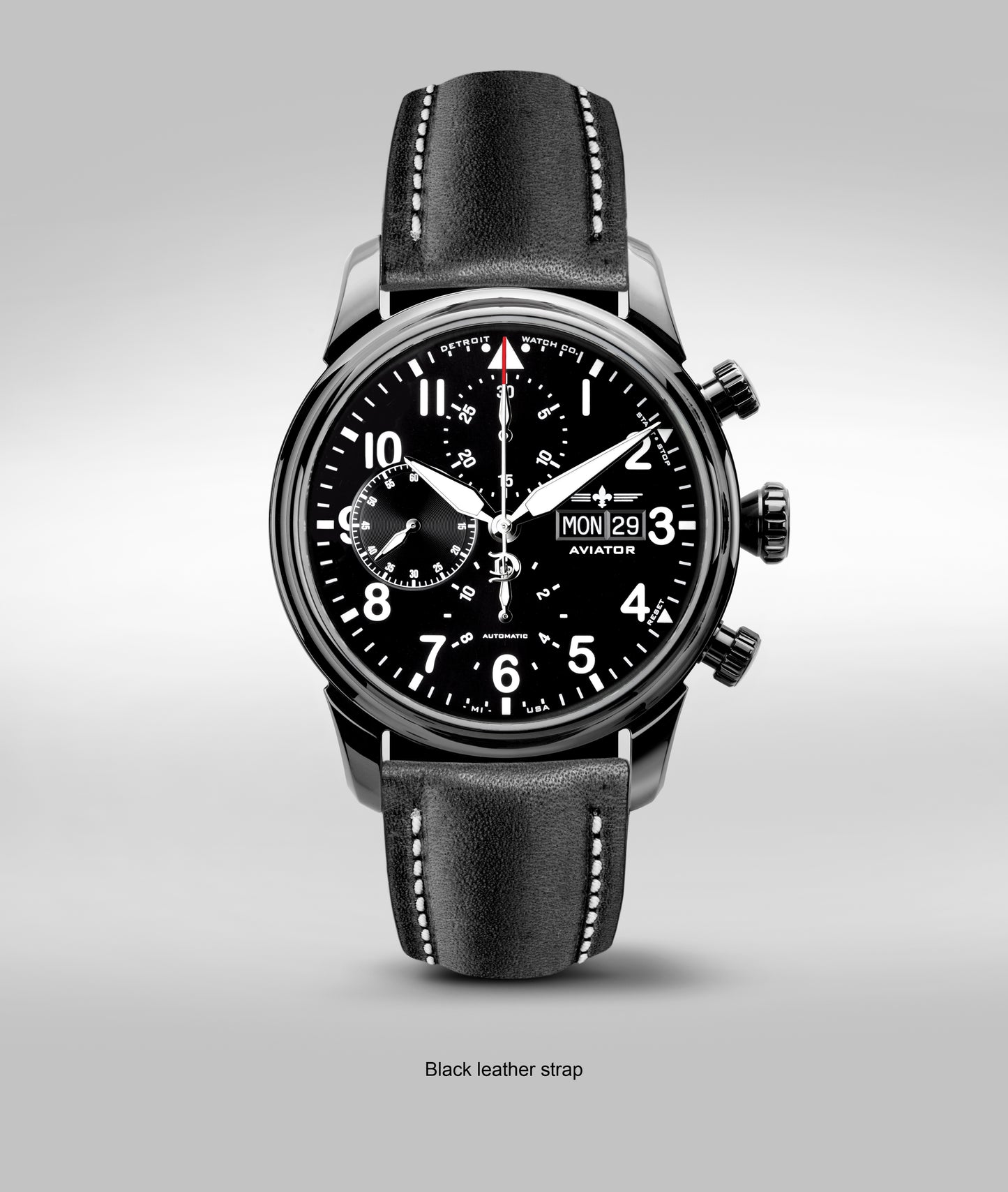 42mm Aviator Chrono DLC Exhibition