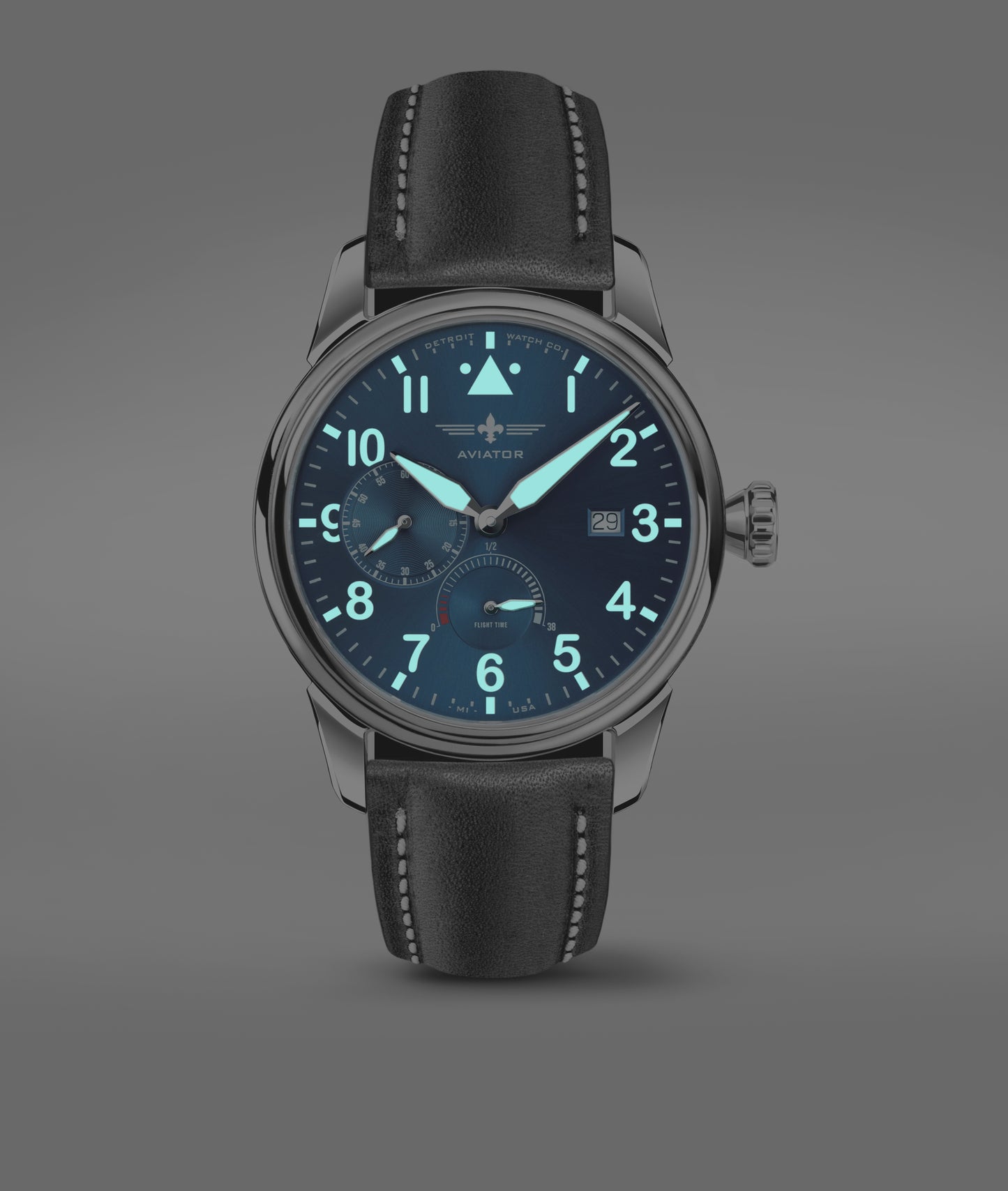 42mm Aviator Power Reserve Exhibition