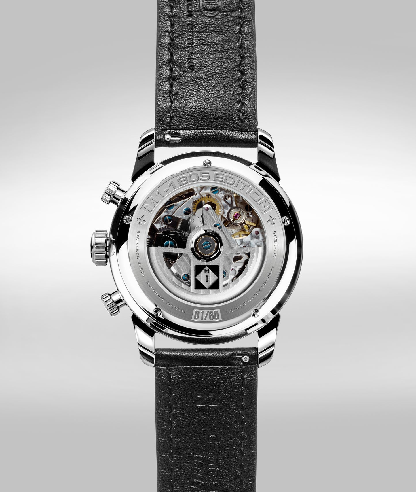 42mm  M1-Woodward 1805 Edition Blue Panda dial