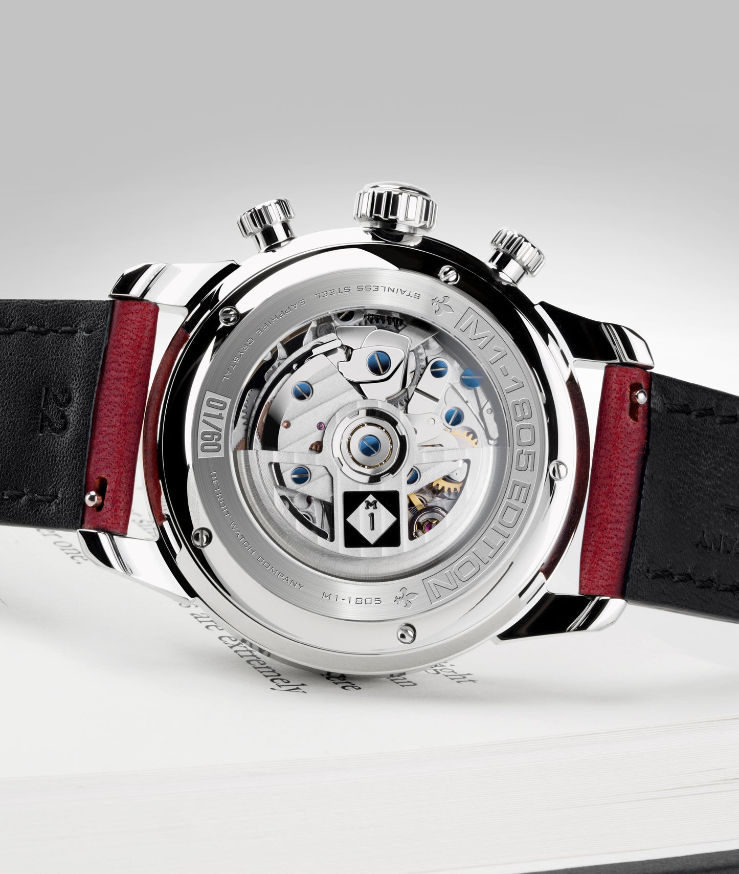 42mm  M1-Woodward 1805 Edition Blue Panda dial