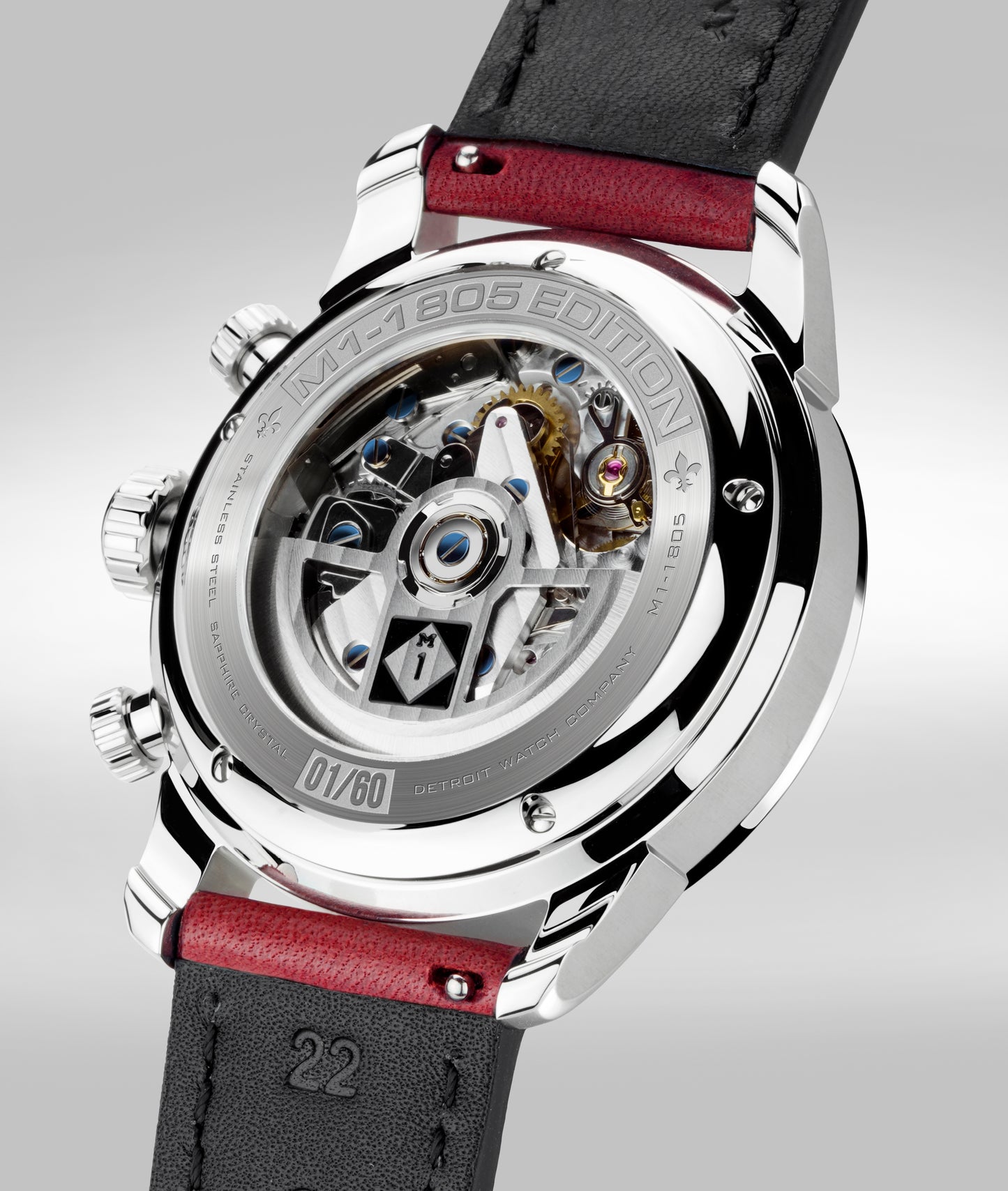 42mm  M1-Woodward 1805 Edition Blue Panda dial