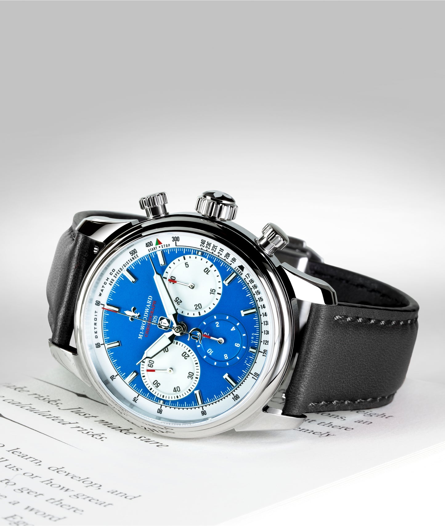 42mm M1-Woodward 1805 Edition Blue Panda dial
