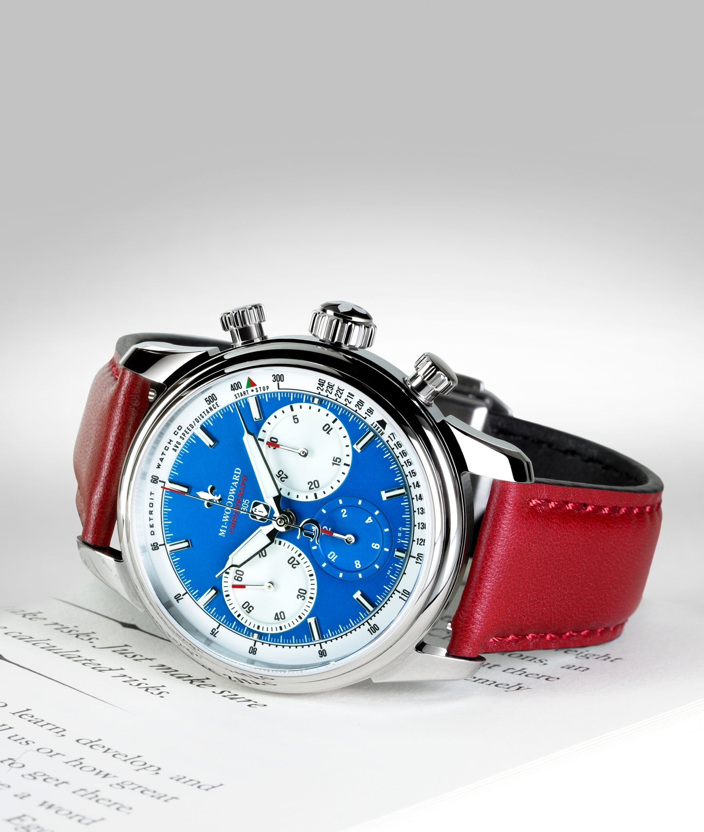 42mm M1-Woodward 1805 Edition Blue Panda dial
