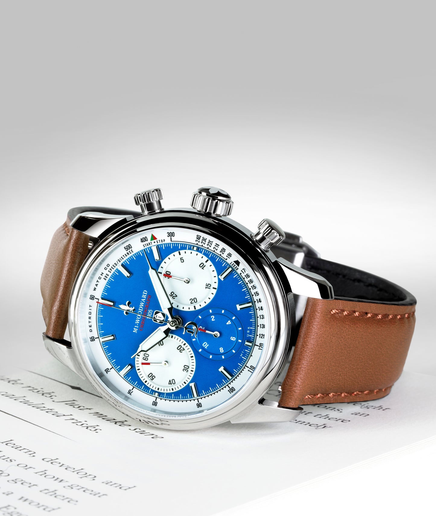 42mm M1-Woodward 1805 Edition Blue Panda dial