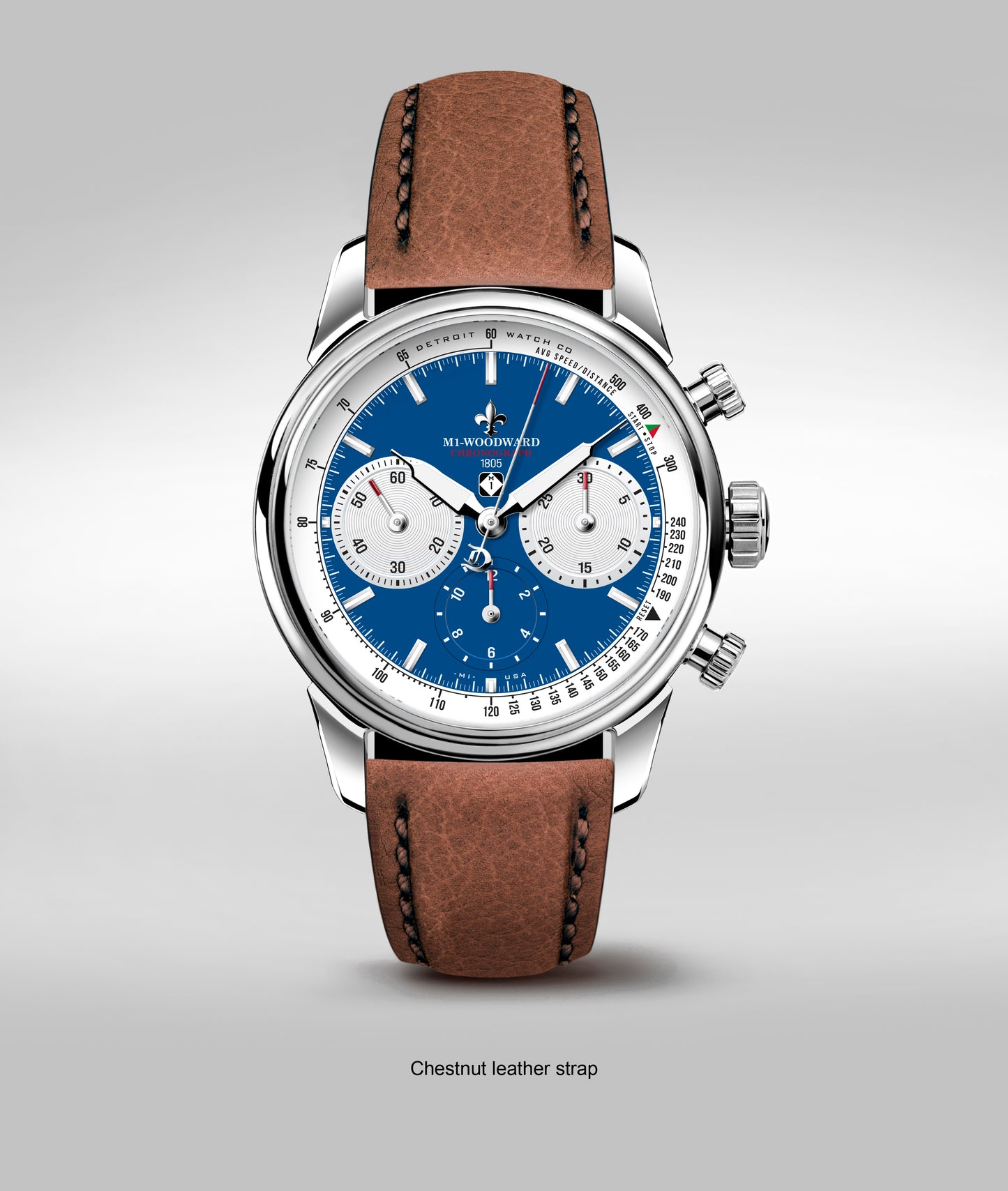 42mm M1-Woodward 1805 Edition Blue Panda dial