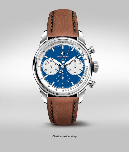 42mm  M1-Woodward 1805 Edition Blue Panda dial