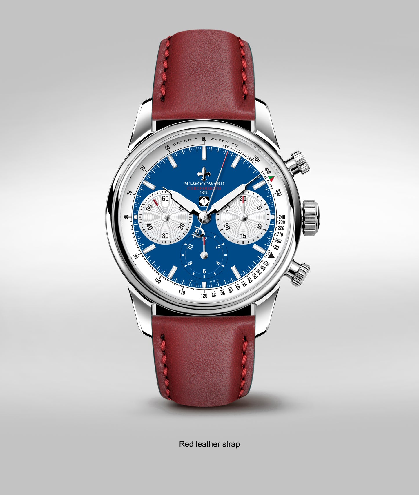 42mm M1-Woodward 1805 Edition Blue Panda dial