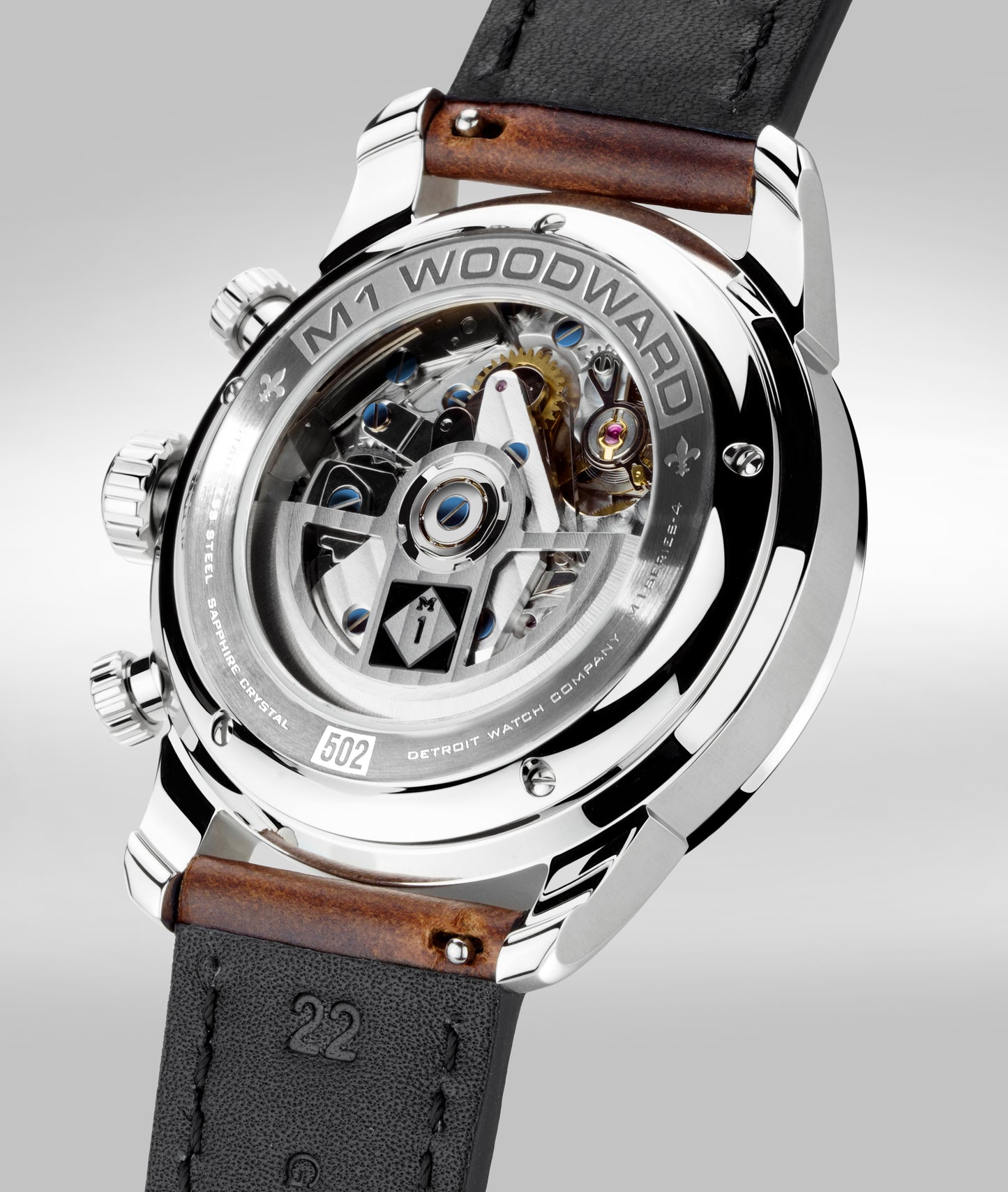 42mm M1-Woodward® Classic Roman Dial Chronograph Exhibition