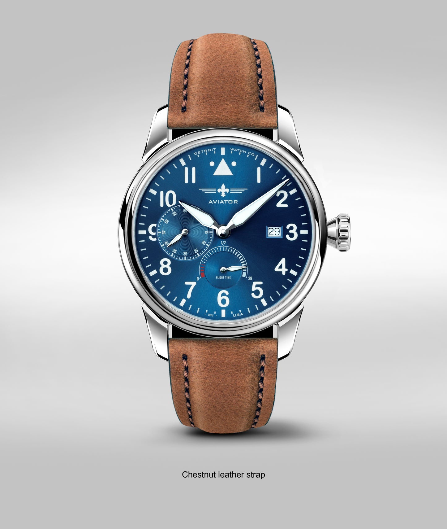 42mm Aviator Power Reserve Exhibition