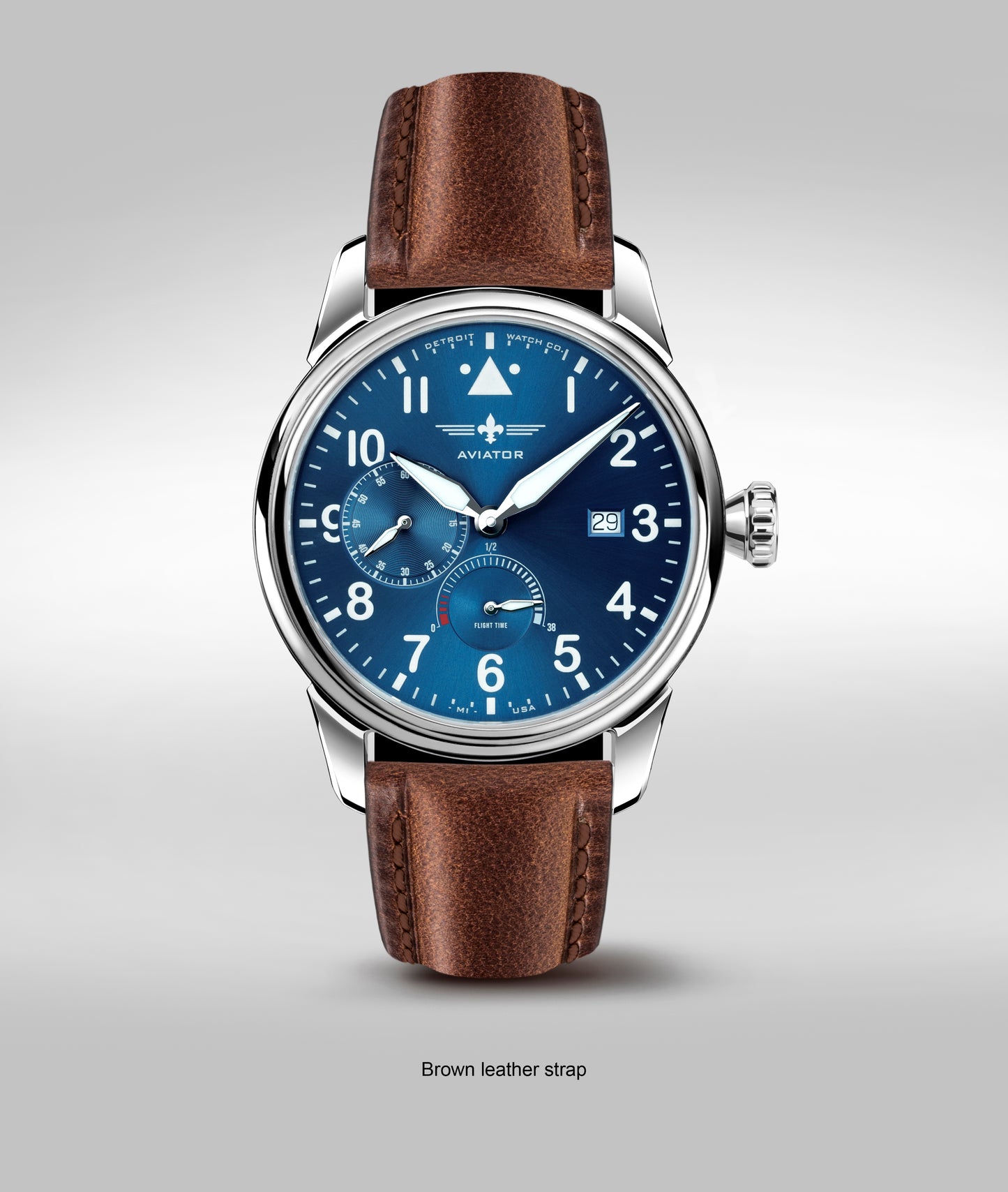 42mm Aviator Power Reserve Exhibition