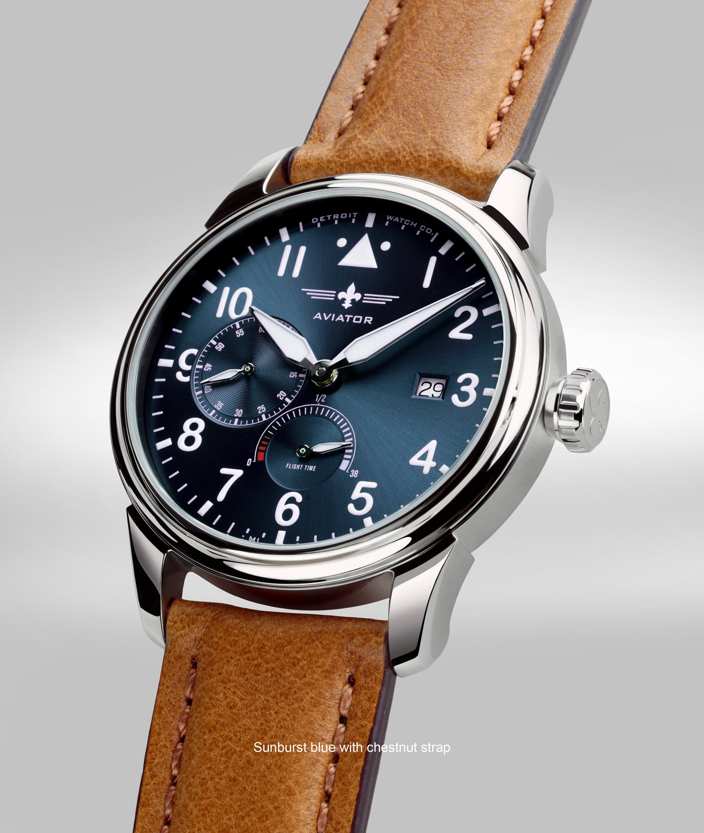 42mm Aviator Power Reserve Exhibition