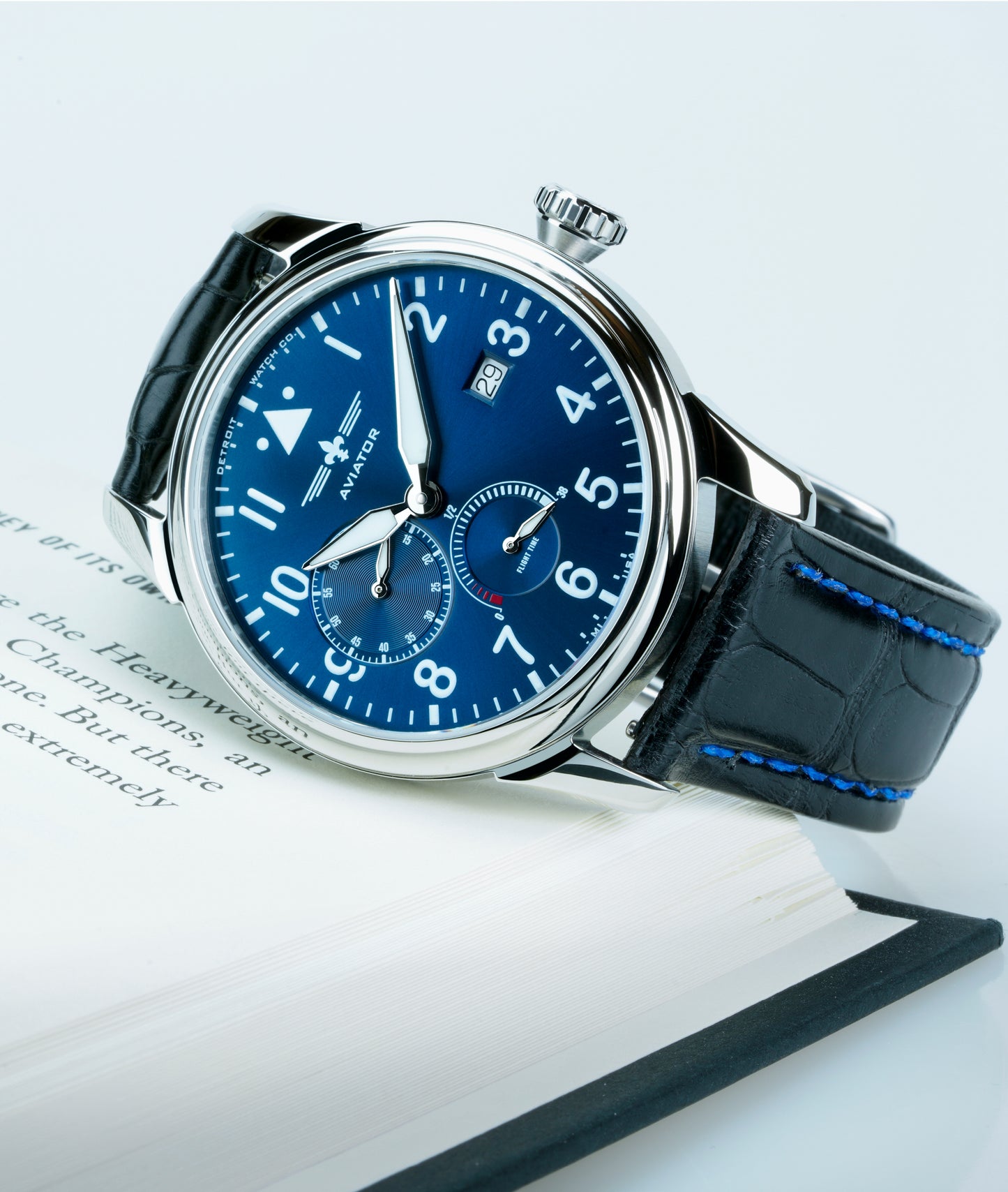 42mm Aviator Power Reserve Exhibition