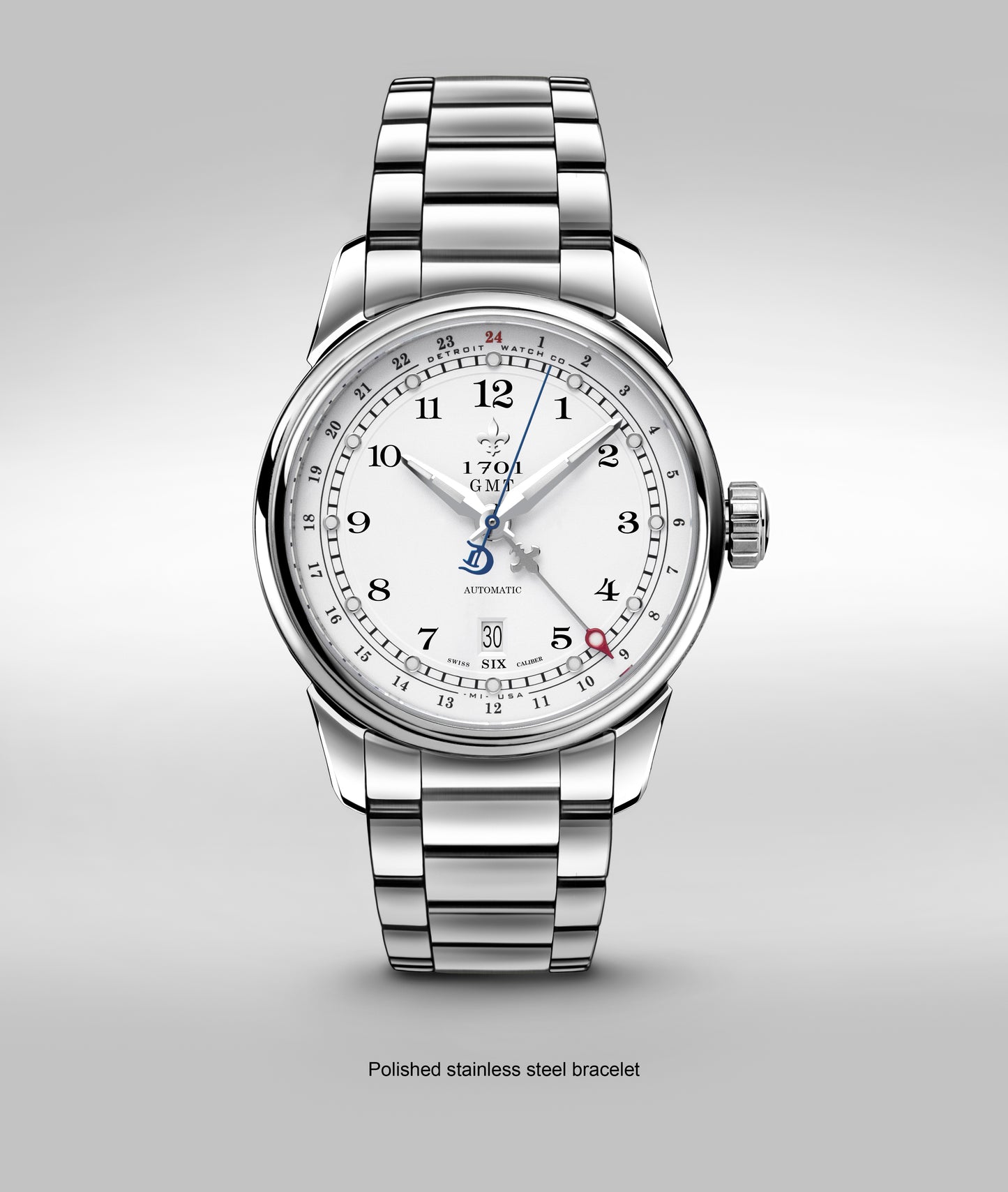 42mm 1701 Pontchartrain® GMT Dual Timezone