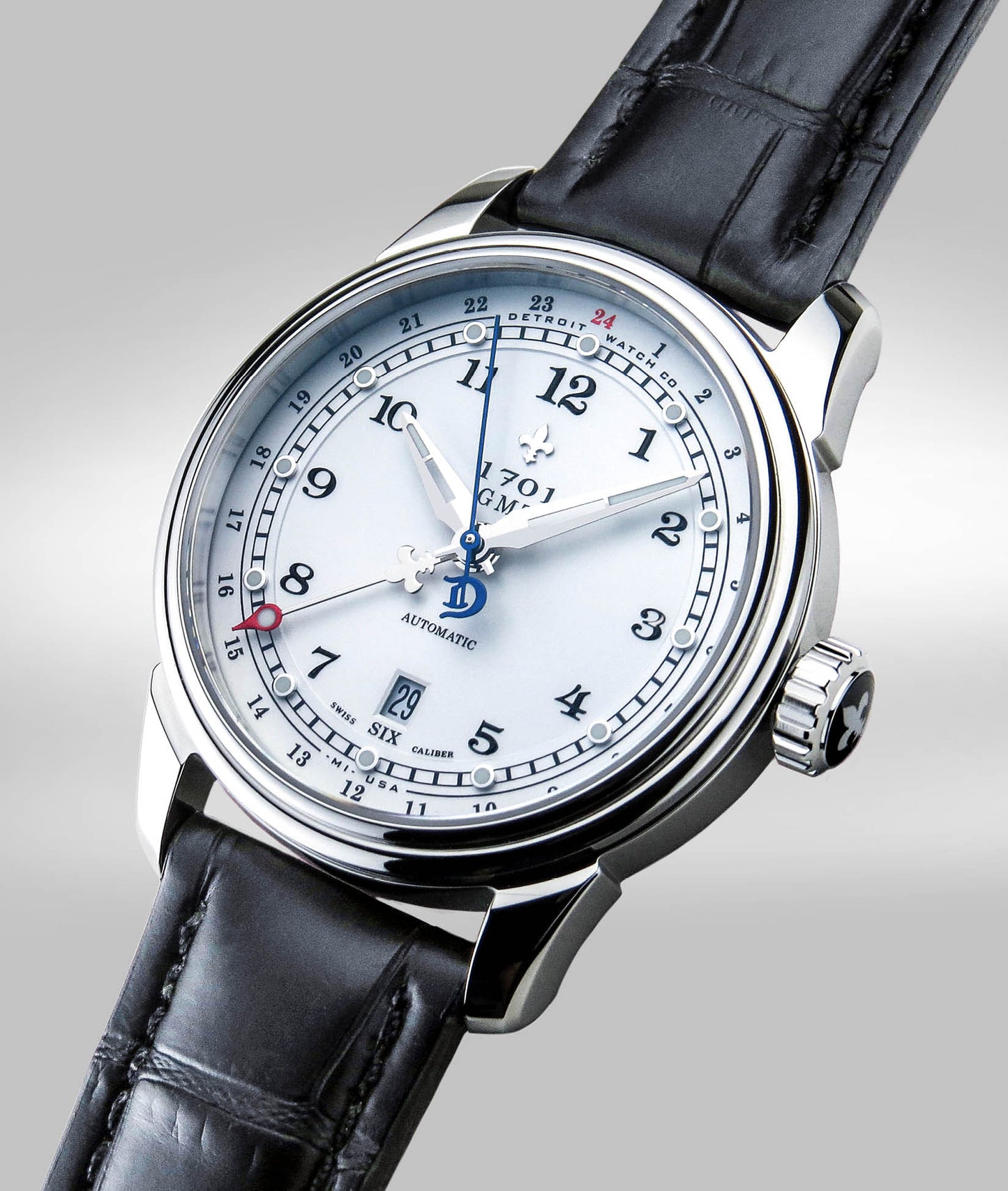 42mm 1701 Pontchartrain® GMT Dual Timezone