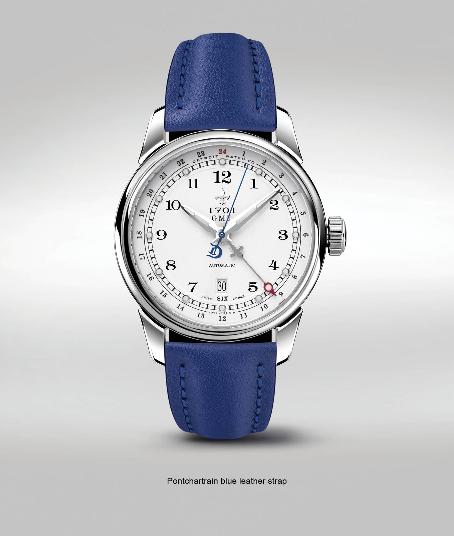 42mm 1701 Pontchartrain® GMT Dual Timezone