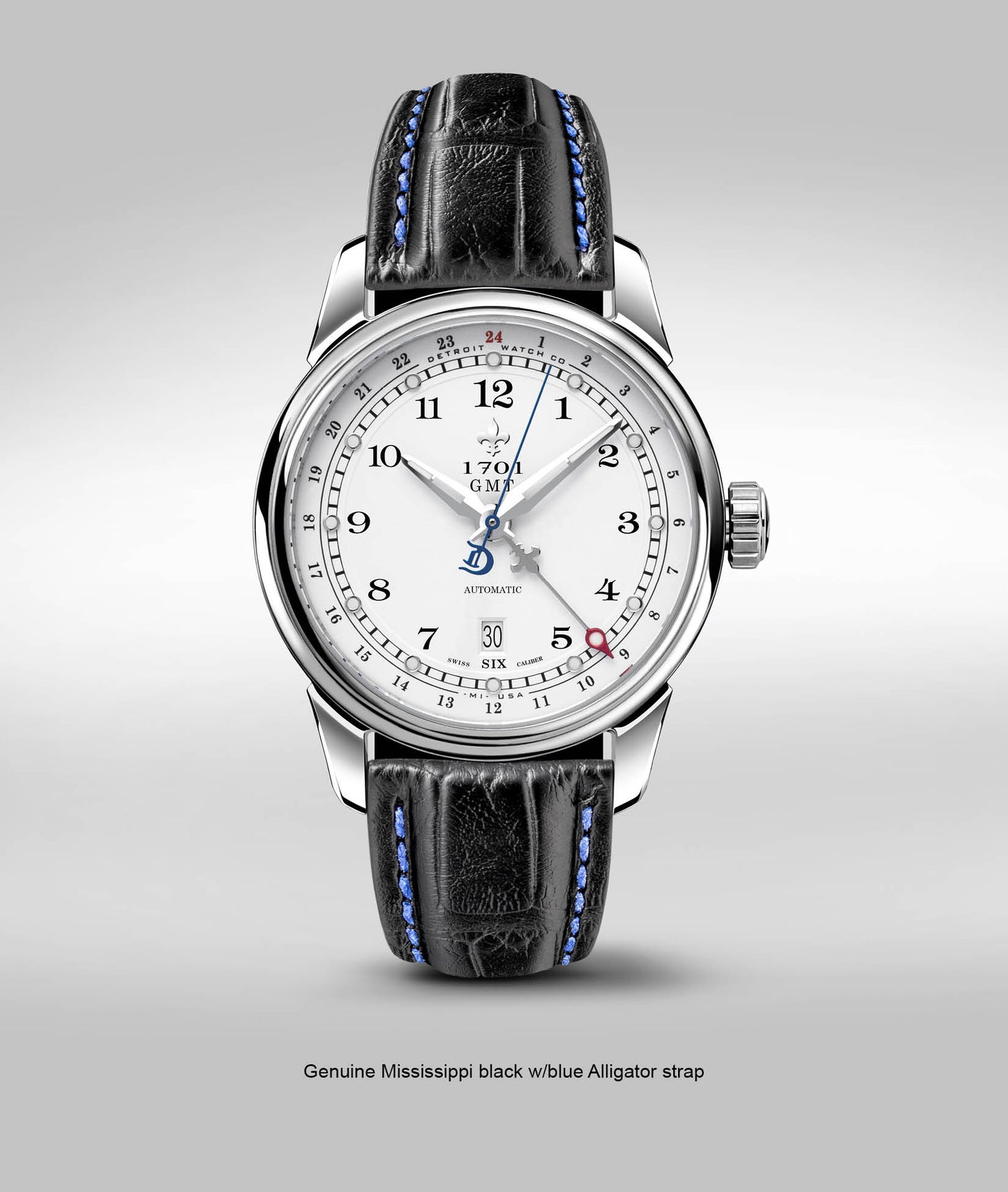 42mm 1701 Pontchartrain® GMT Dual Timezone