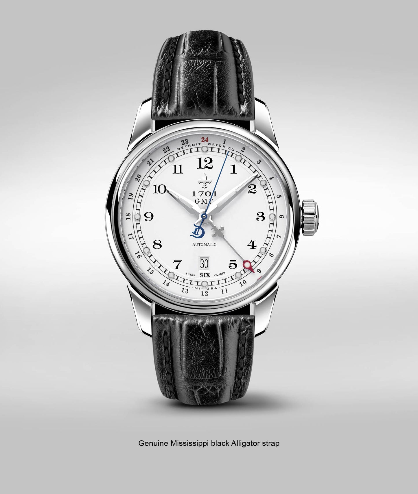 42mm 1701 Pontchartrain® GMT Dual Timezone