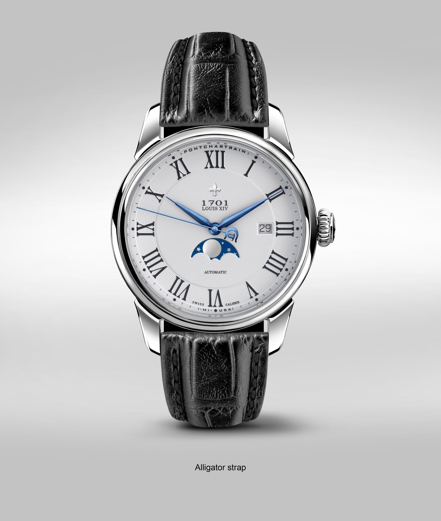 42mm Pontchartrain Louis XIV Moonphase Exhibition