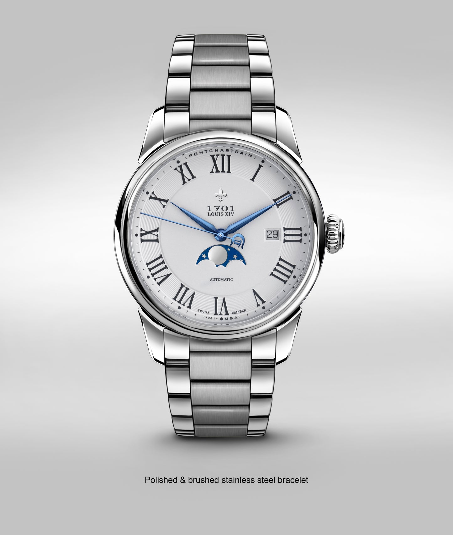 42mm Pontchartrain Louis XIV Moonphase Exhibition