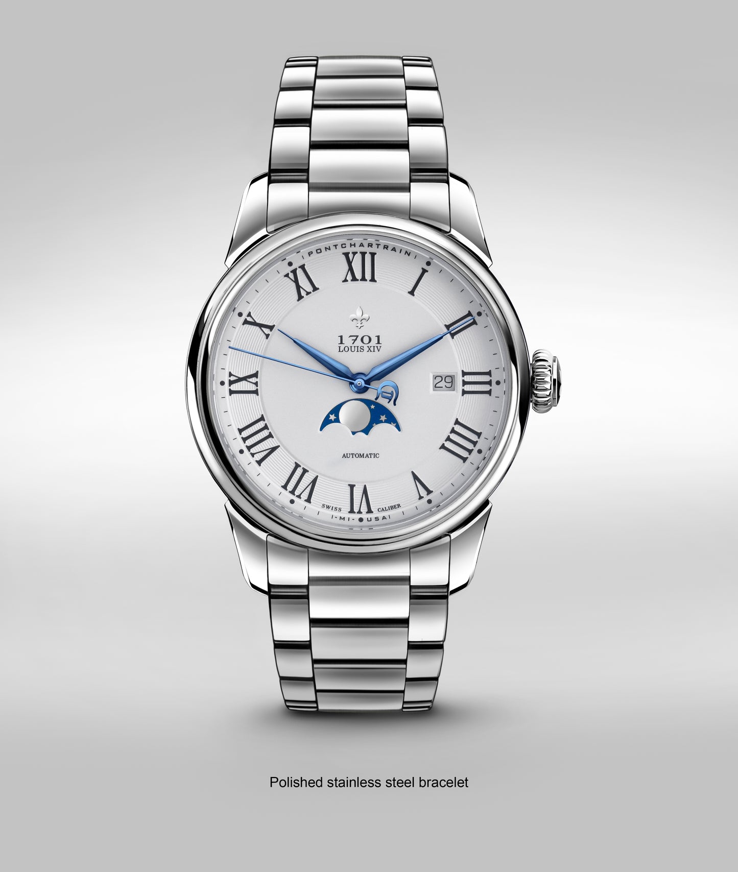 42mm Pontchartrain Louis XIV Moonphase Exhibition