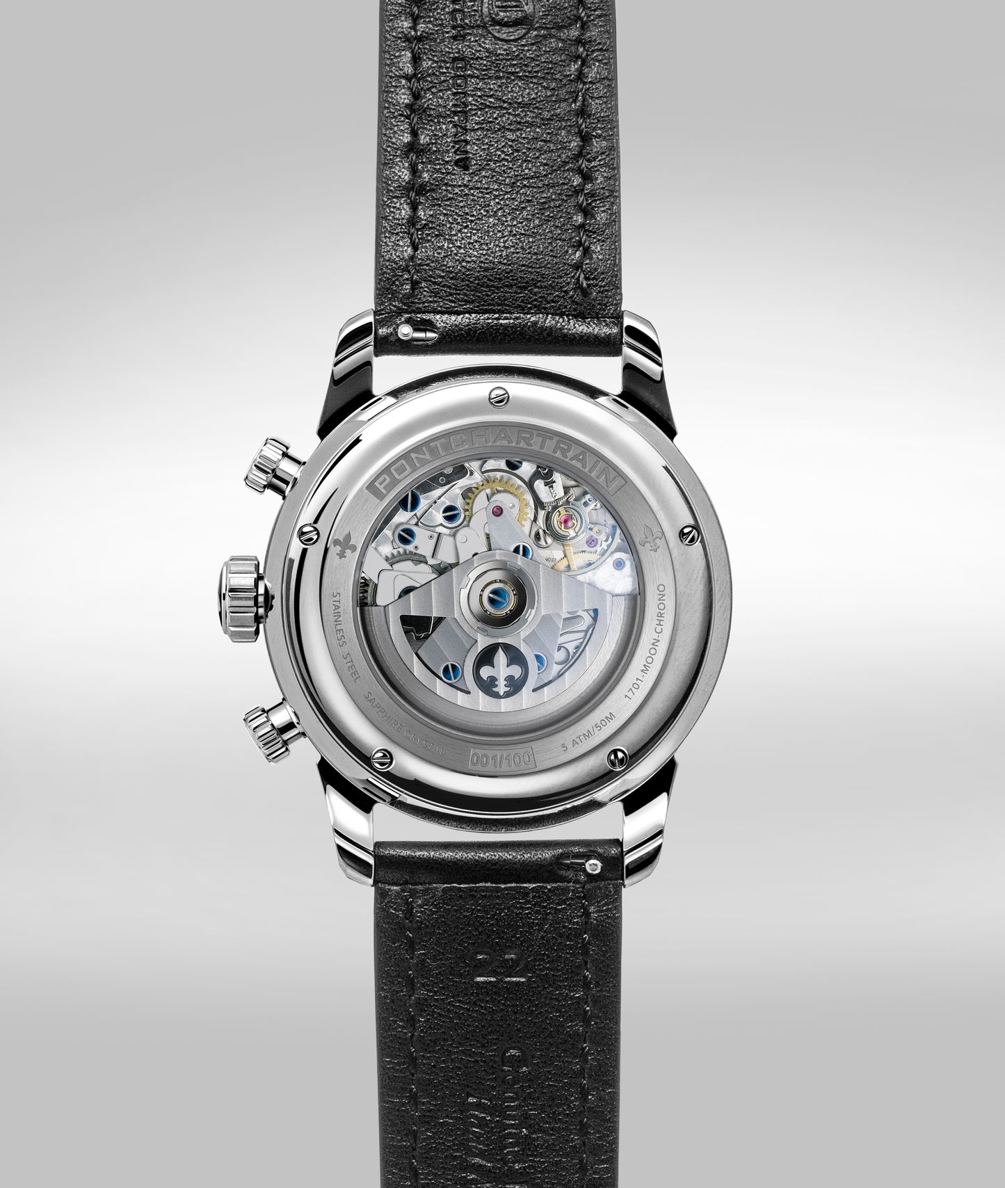 42mm 1701 Chrono Moonphase Exhibition