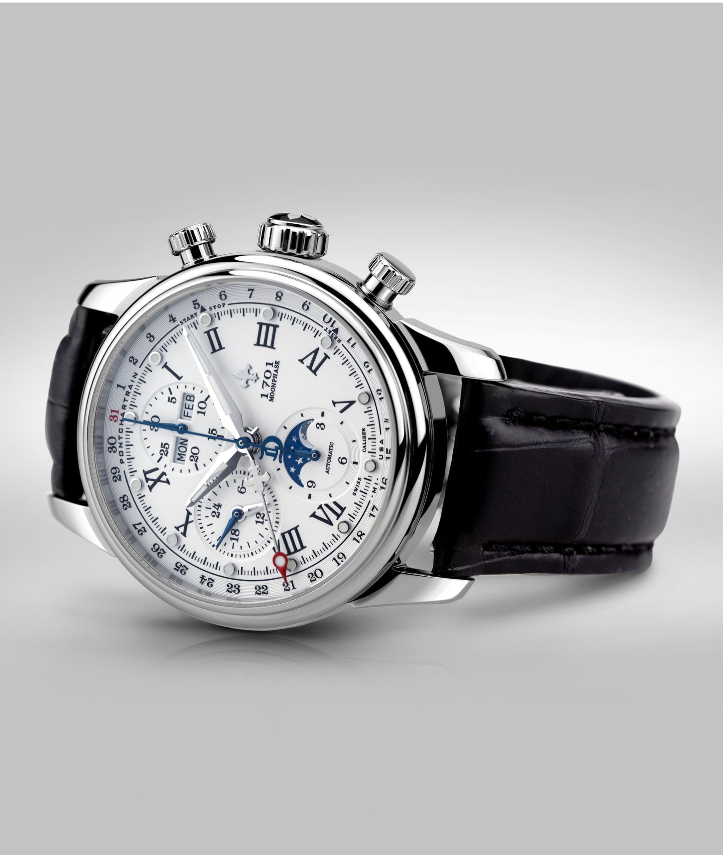 42mm 1701 Chrono Moonphase Exhibition