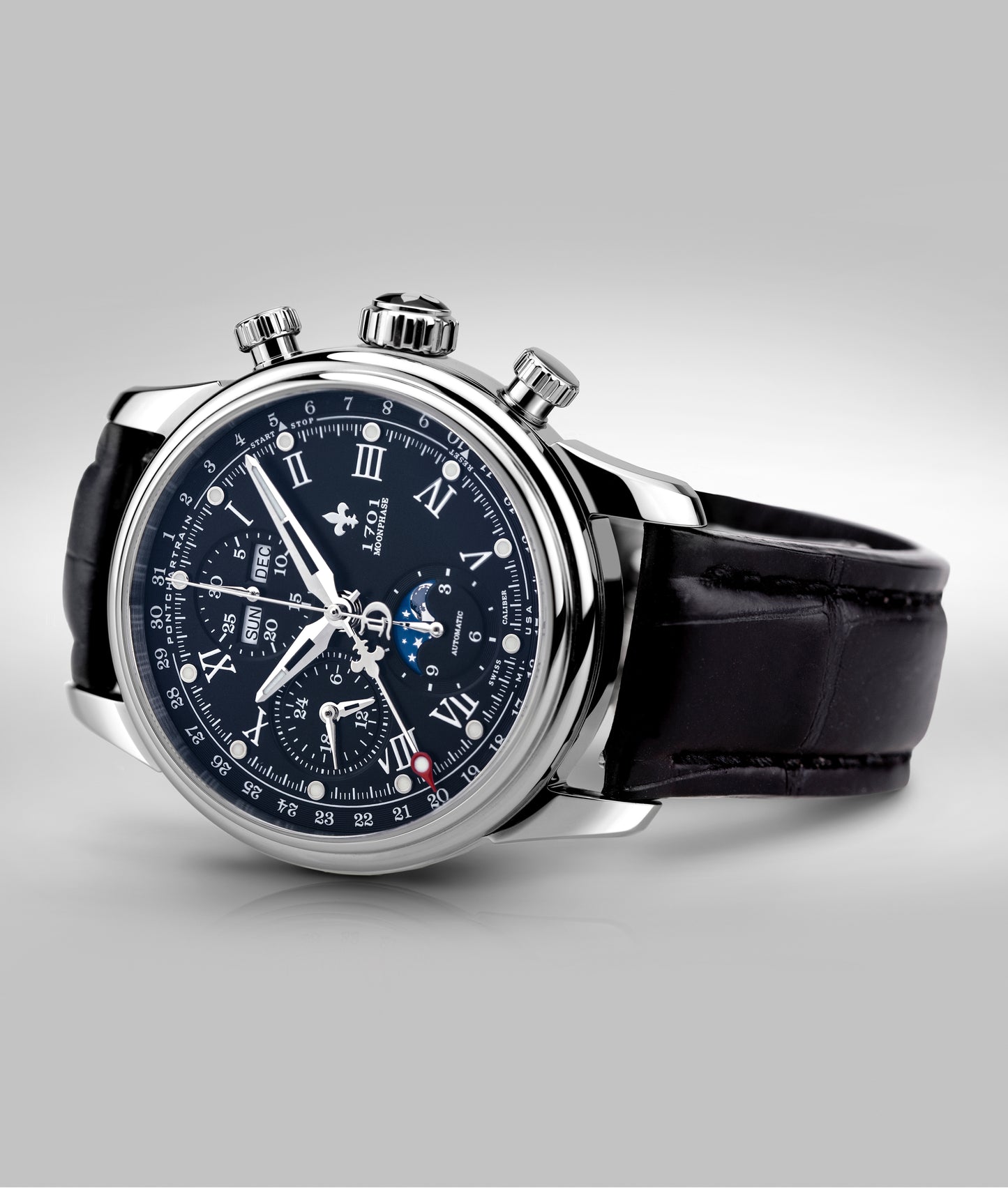 42mm 1701 Chrono Moonphase Exhibition