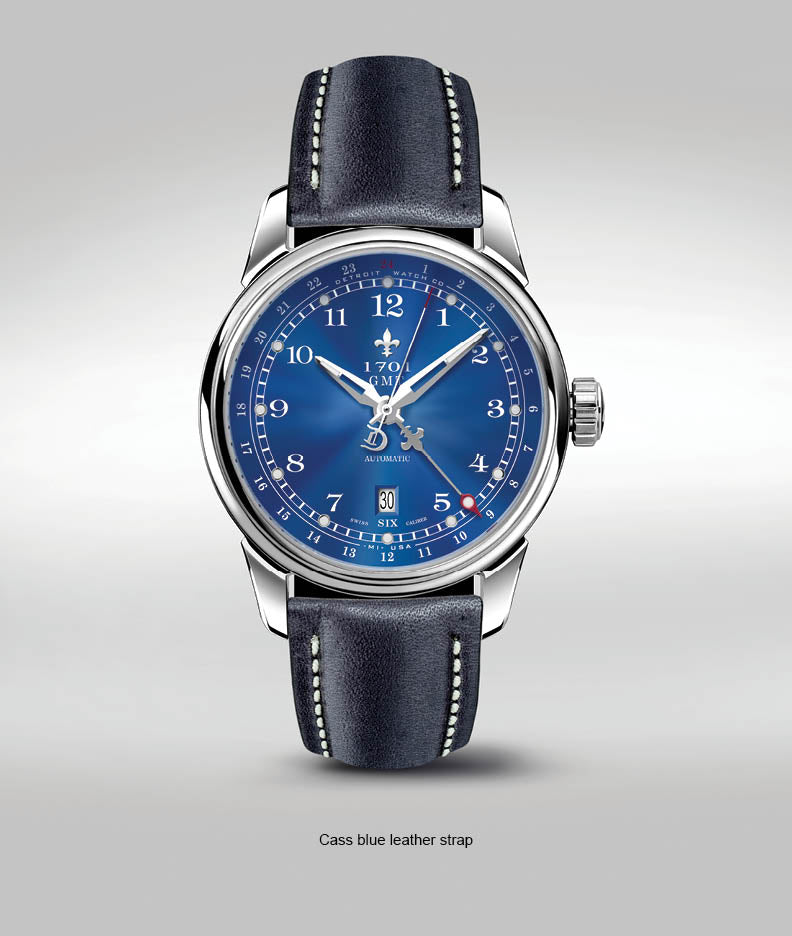 42mm 1701 Pontchartrain® GMT Dual Timezone