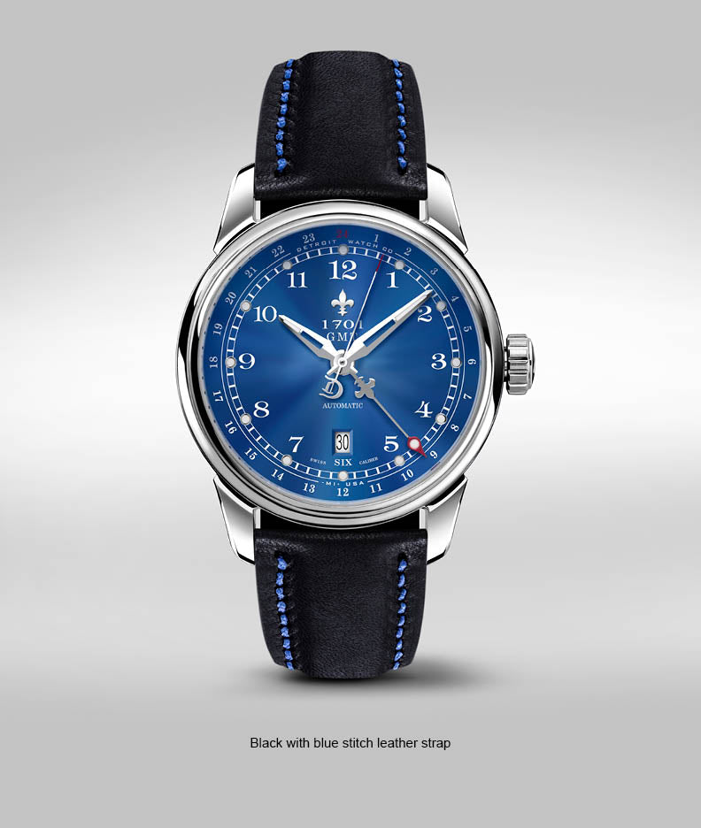 42mm 1701 Pontchartrain® GMT Dual Timezone