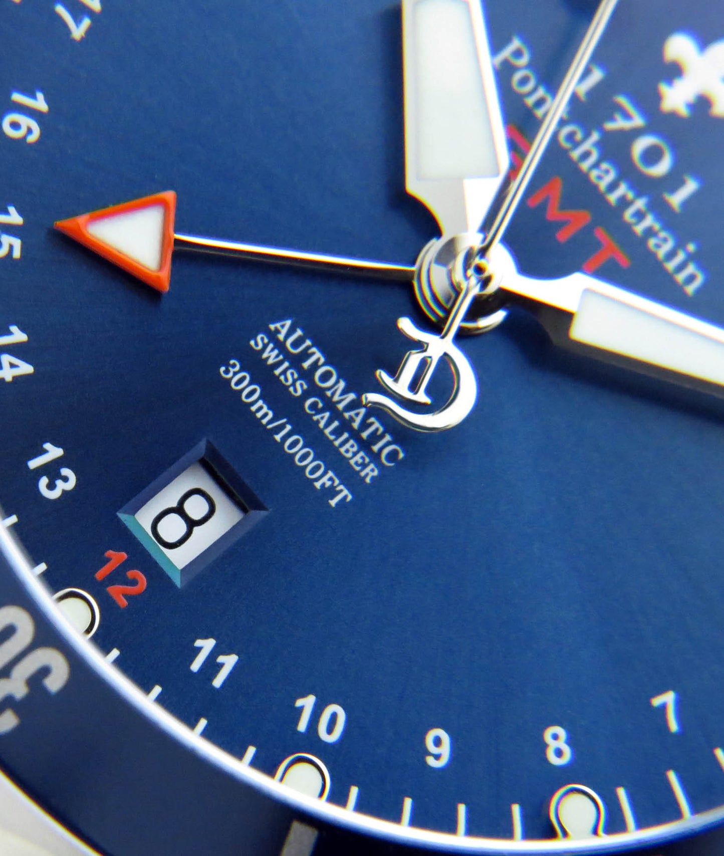 43mm 1701 Pontchartrain® Great Lakes Edition GMT Diver