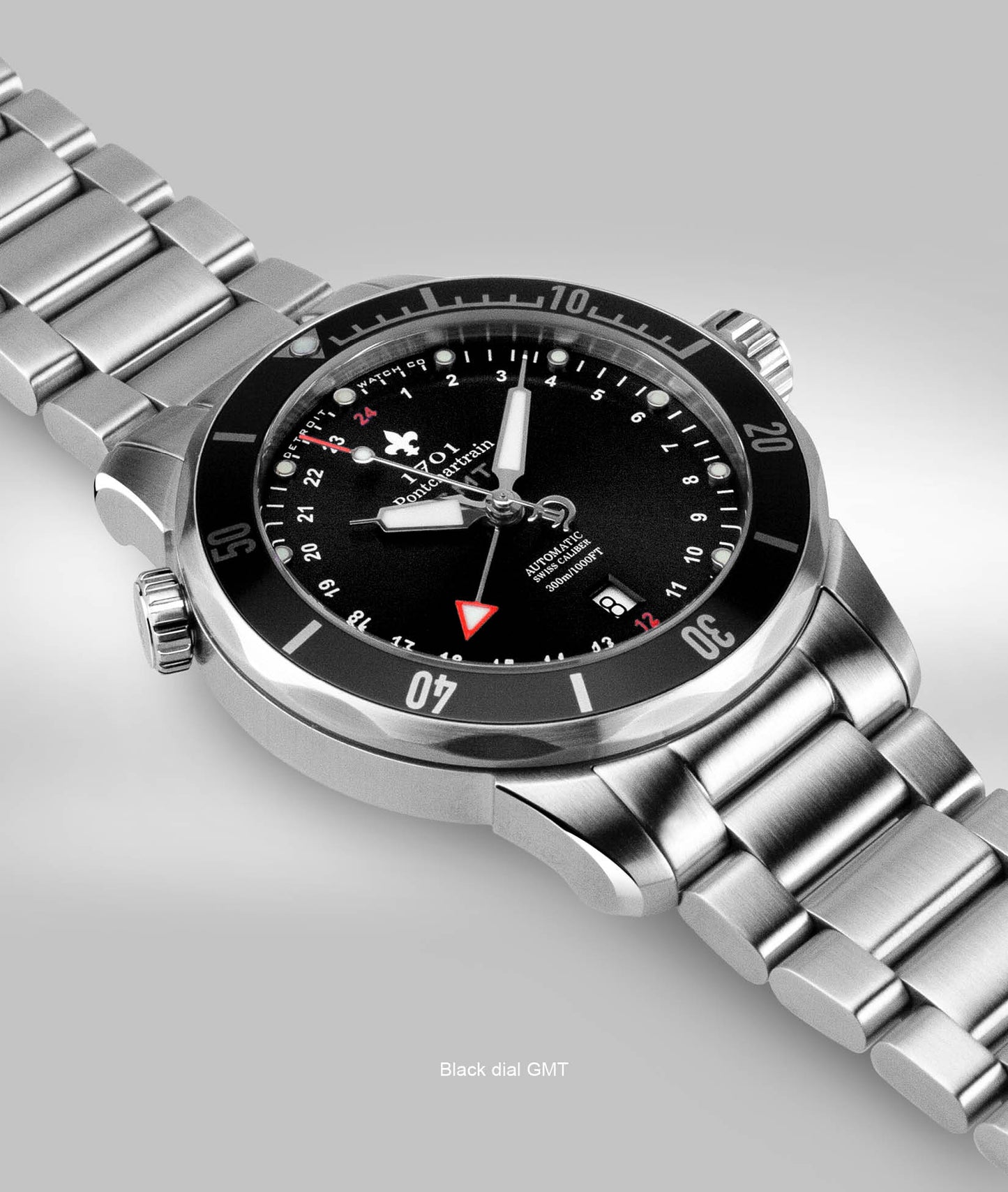 43mm 1701 Pontchartrain® Great Lakes Edition GMT Diver