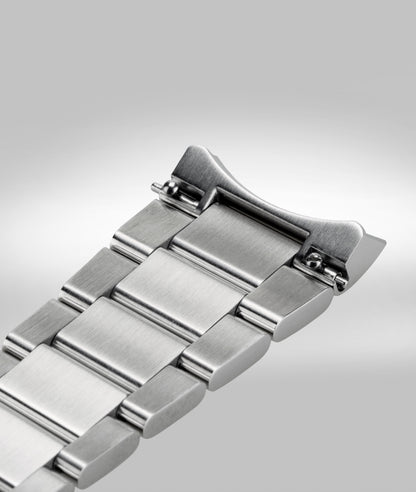 Stainless steel bracelet with clasp - 22mm