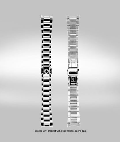 Stainless steel link bracelet - 20mm