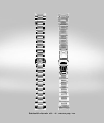 Stainless steel link bracelet - 20mm