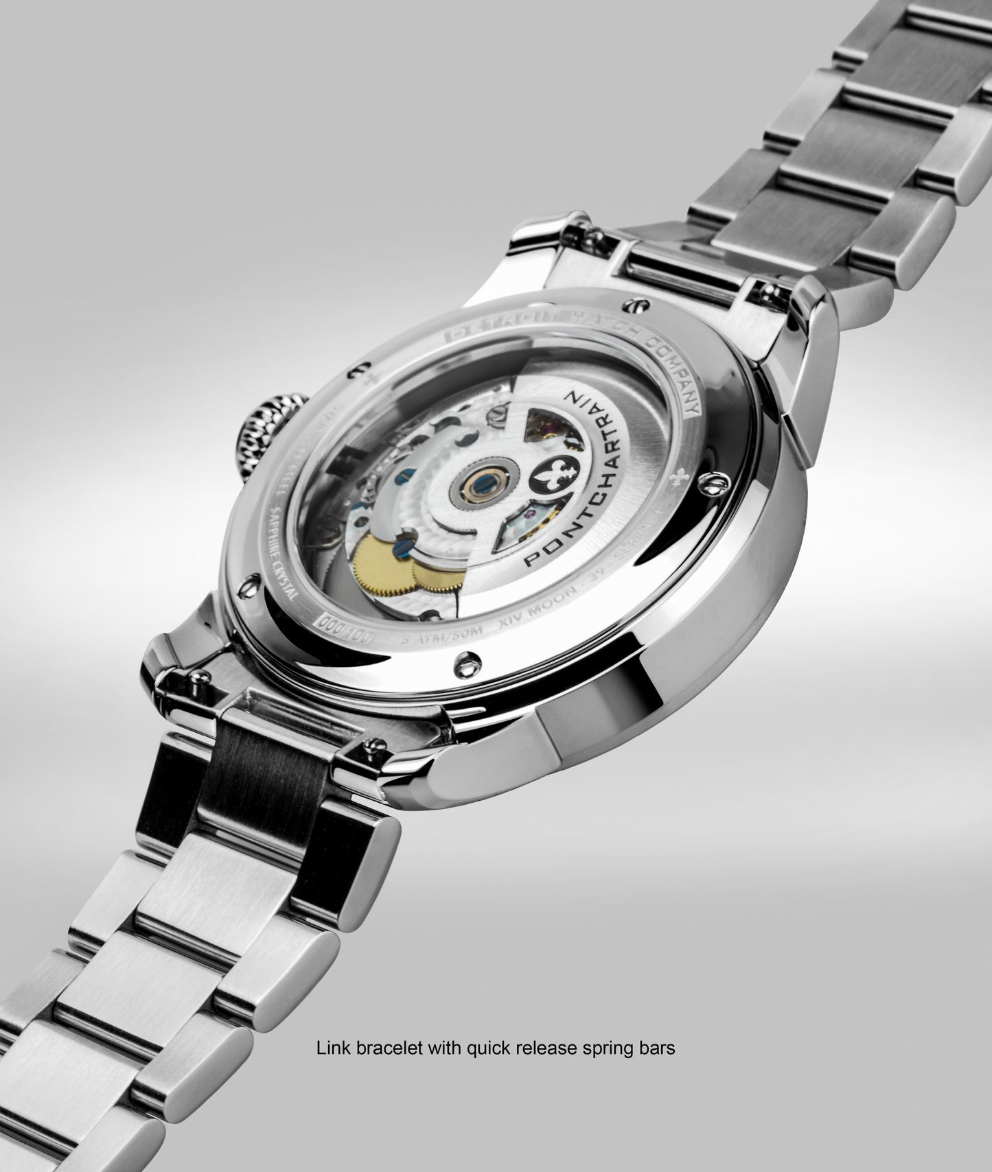 Stainless steel link bracelet - 20mm