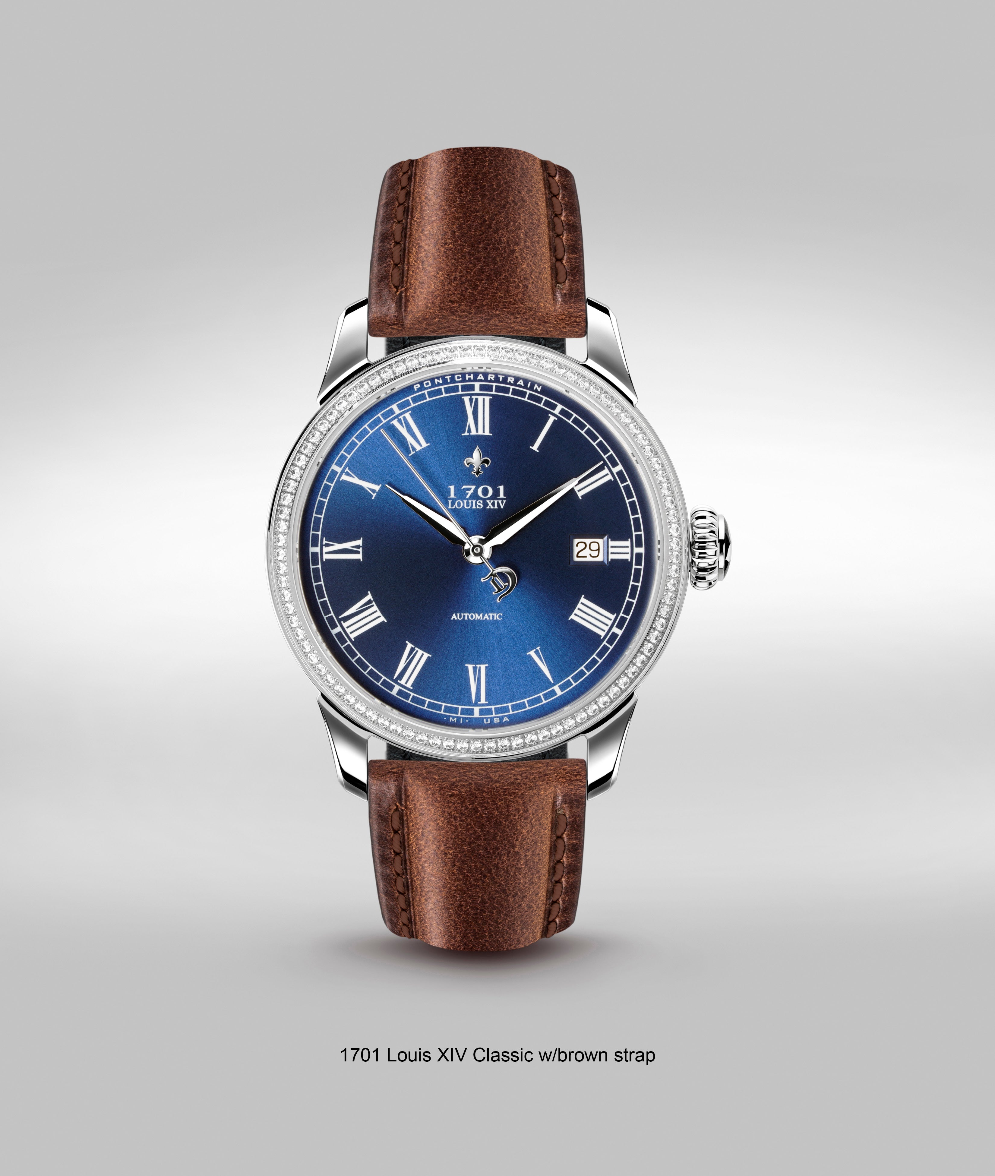 39mm Women's 1701 Pontchartrain Louis XIV Exhibition – DWC, LLC.