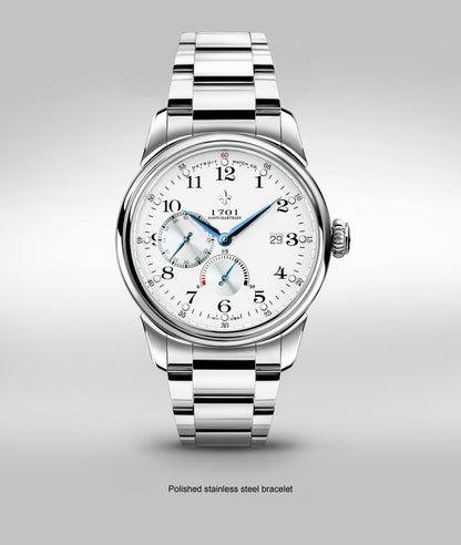 42mm 1701 Power Reserve Blued hands Exhibition