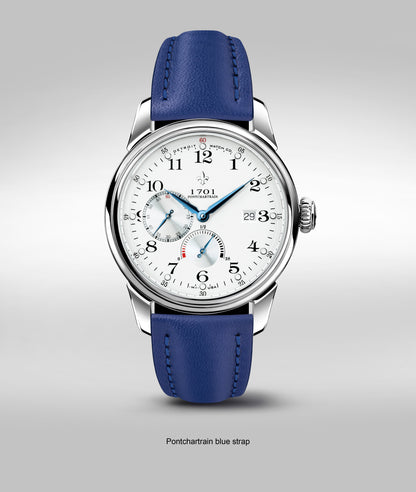 42mm 1701 Power Reserve Blued hands Exhibition